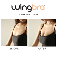 before and after comparison of WingBra , dramatic enhanced impact